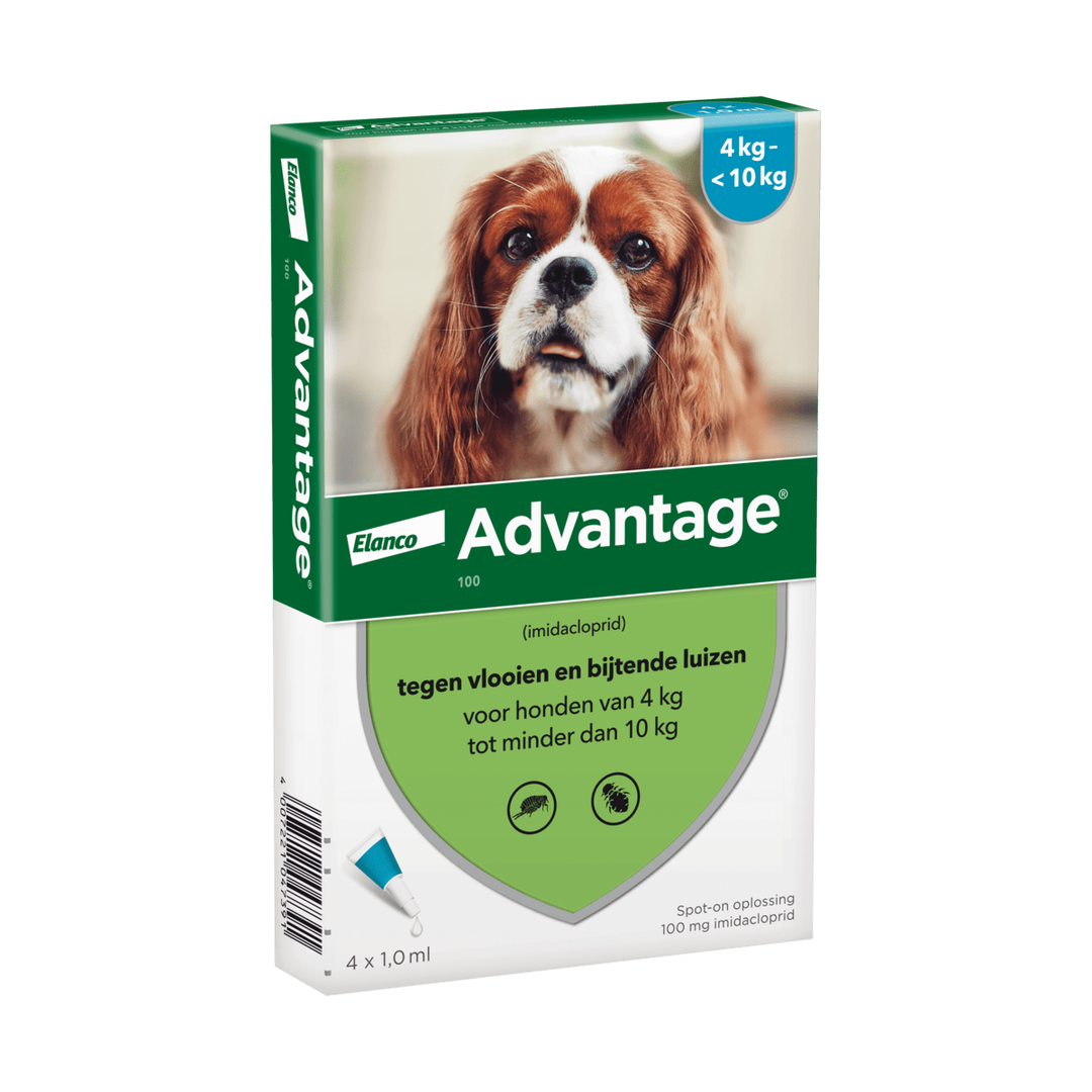 advantage voor honden tussen 4 tot 10 kg