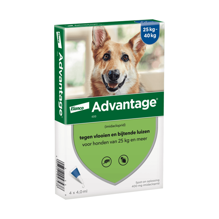 advantage voor honden tussen 25 tot 40 kg