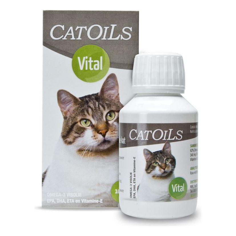 CatOils Vital 100 ml supplement voor katten