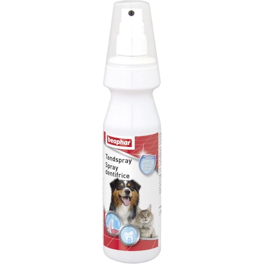 Beaphar Tandspray Honden Katten Voorkant Verpakking