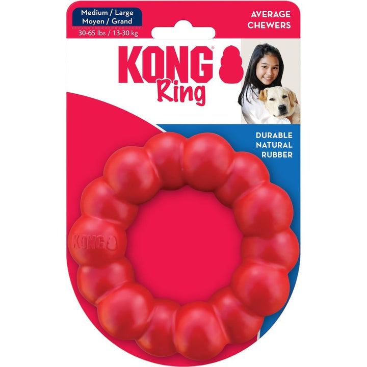 Kong Ring Hondenspeelgoed L Voorkant Verpakking