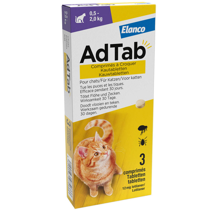 Adtab voor kleine katten