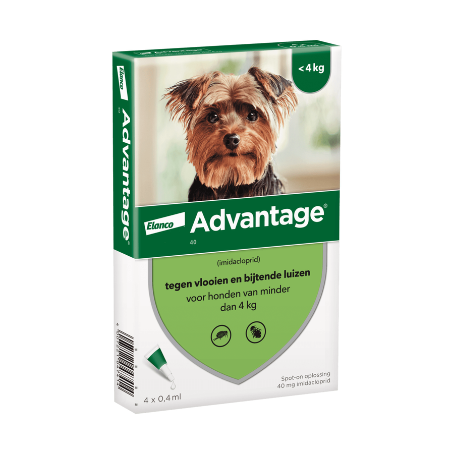 advantage voor honden tot 4 kg