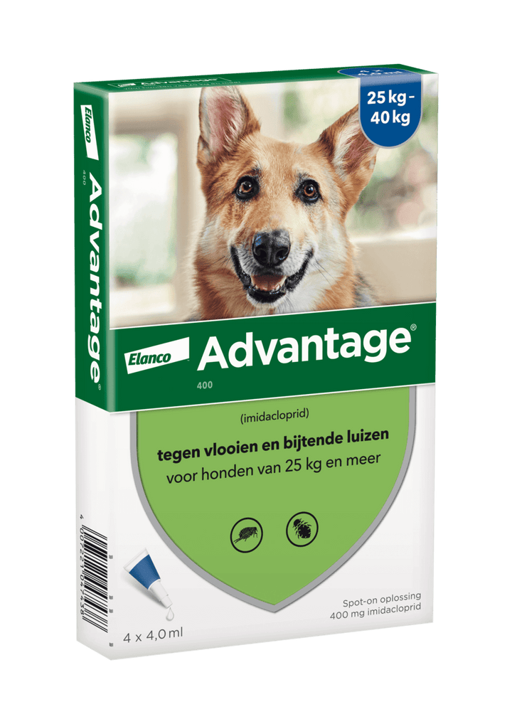 advantage voor honden tussen 25 tot 40 kg