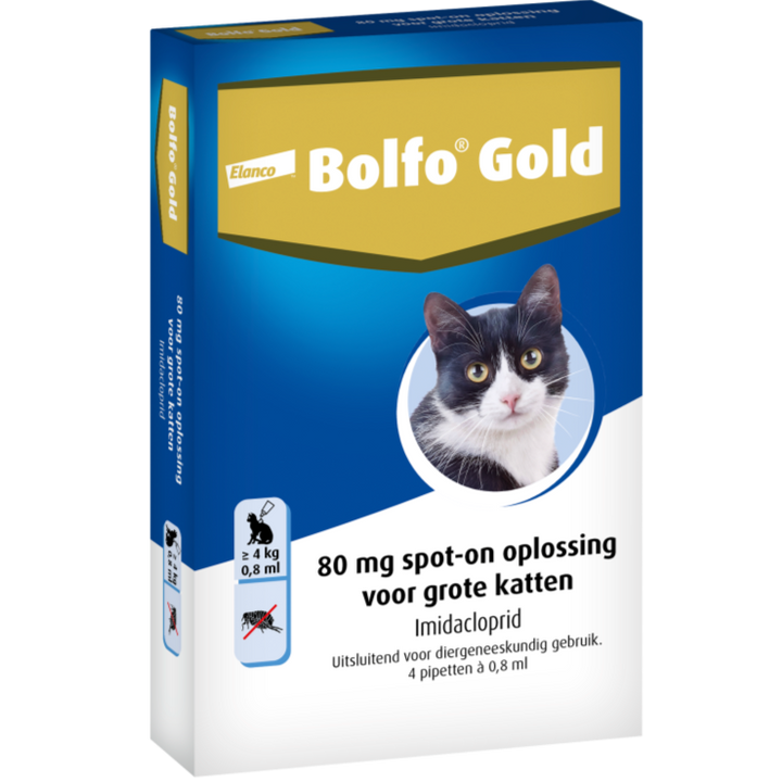 Bolfo Gold Grote Kat 4 pipet