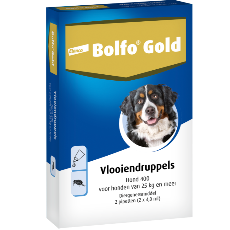 Bolfo Gold Hond meer dan 25 kg 2 pipet