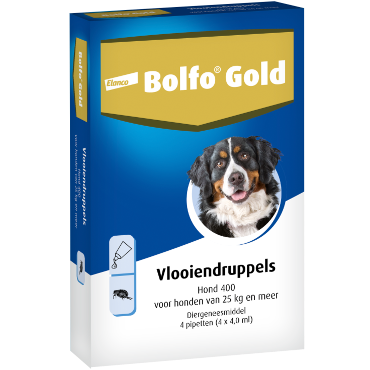 Bolfo Gold Hond meer dan 25 kg 4 pipet