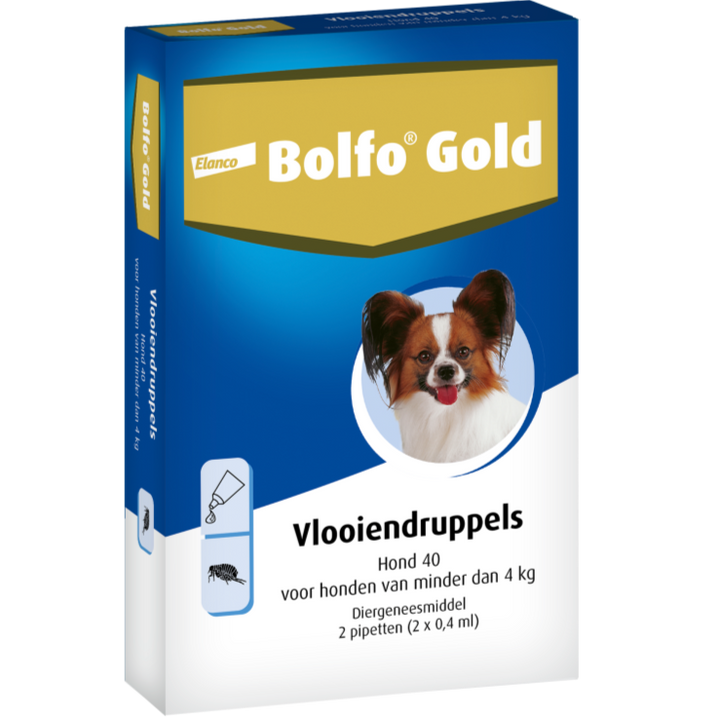 Bolfo Gold Hond tot 4 kg 2 pipet