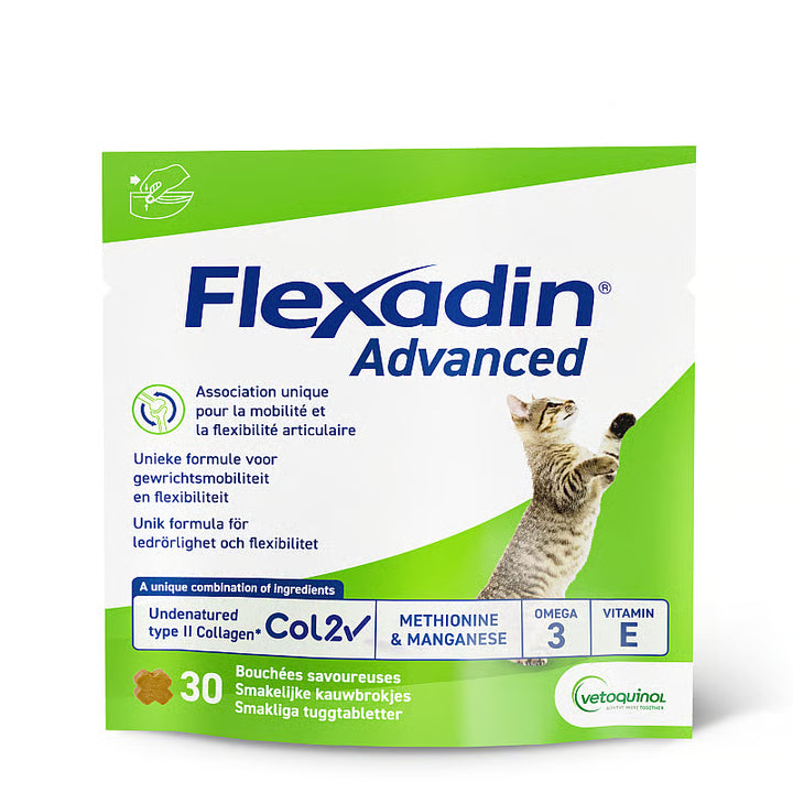 Flexadin Advanced voor Katten 30 brokjes