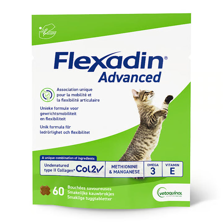 Flexadin Advanced voor Katten 60 brokjes