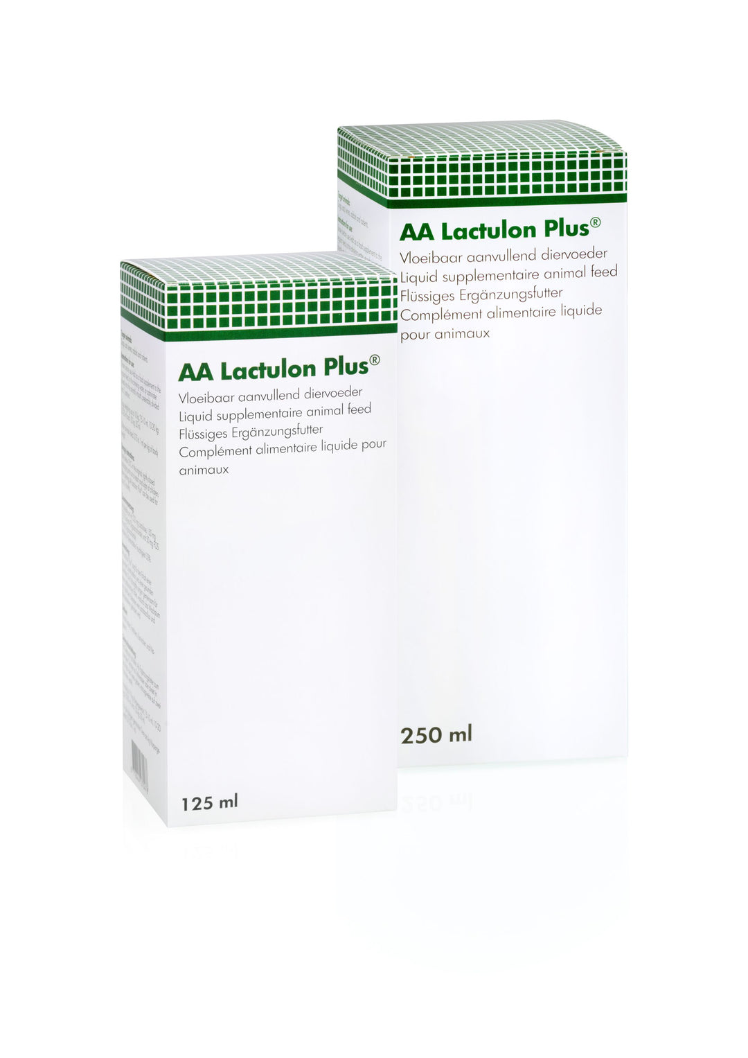 AA Lactulon Plus 125 en 250 ml verpakking