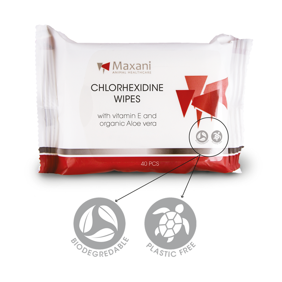 Maxani Chloorhexidine Reinigingsdoekjes 40 stuks