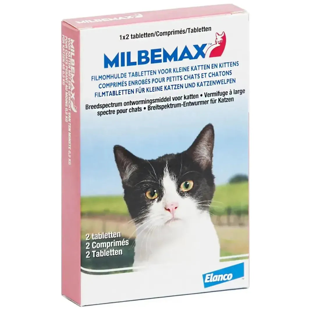 Milbemax voor Kleine Katten & Kitten - 2 tabletten – Milo