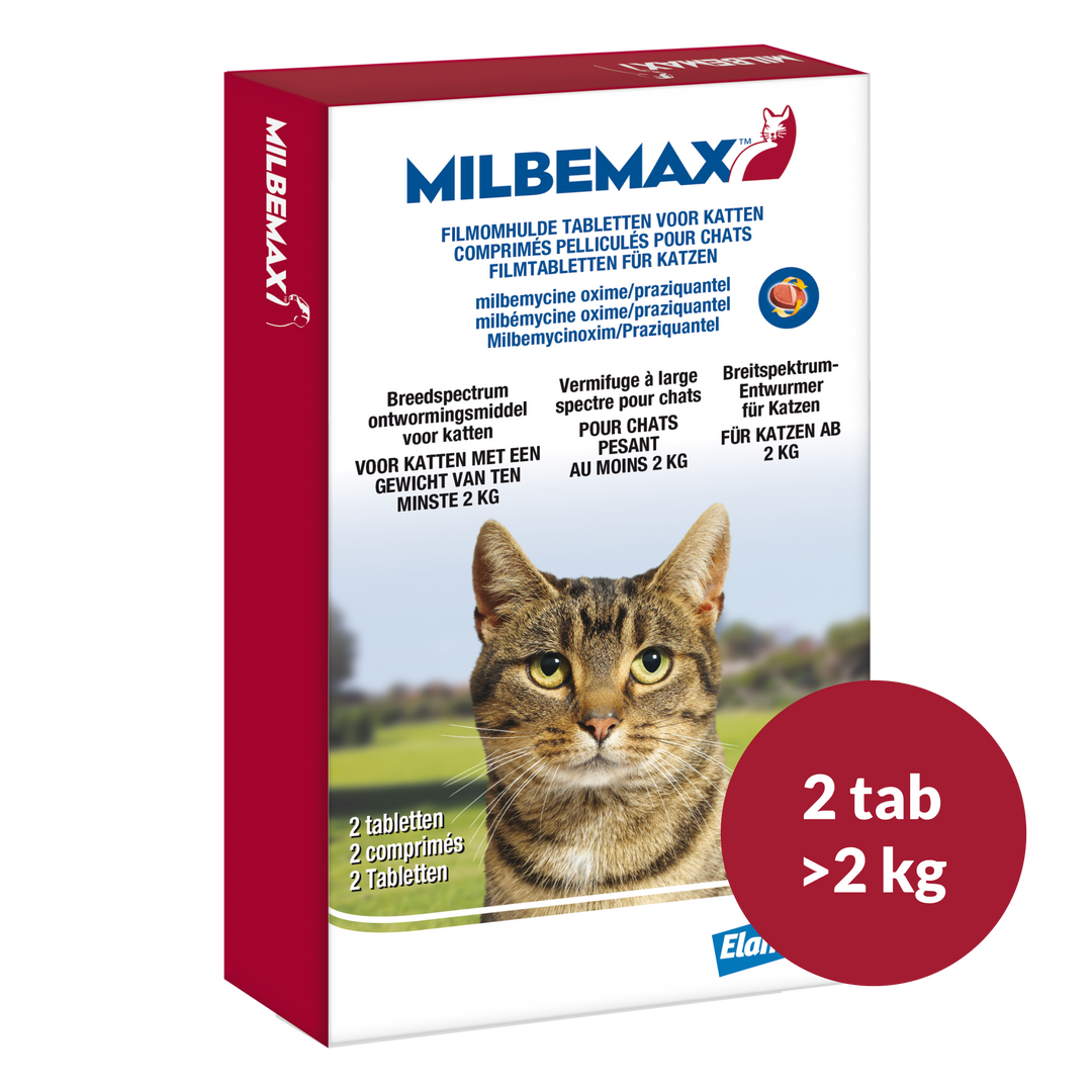 Milbemax Grote Kat Ontwormingstabletten