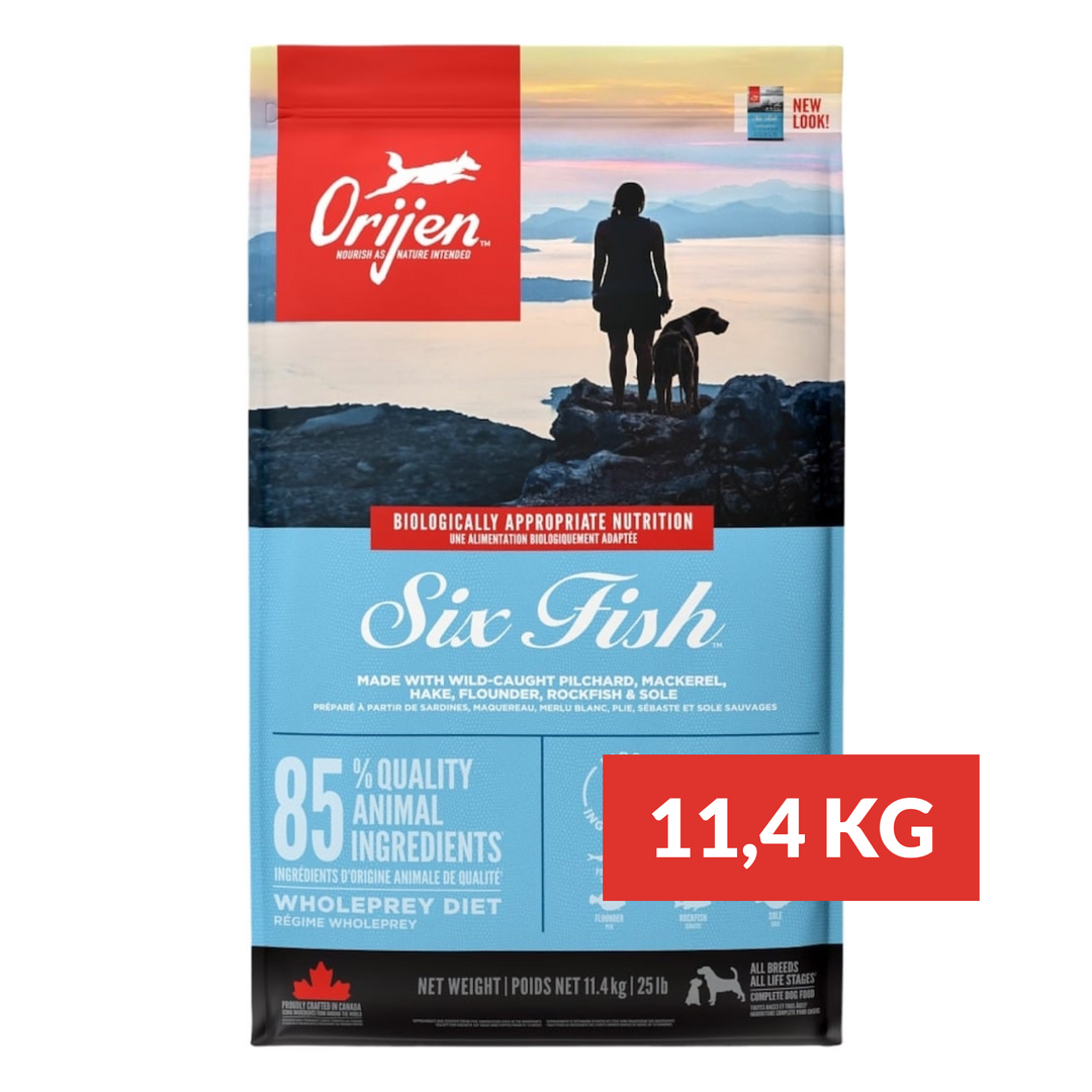 Orijen Six Fish Whole Hondenvoer - 11,4 kg