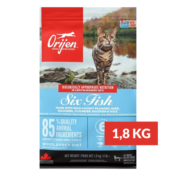 Orijen Six Fish Kattenvoer - 5,4 kg