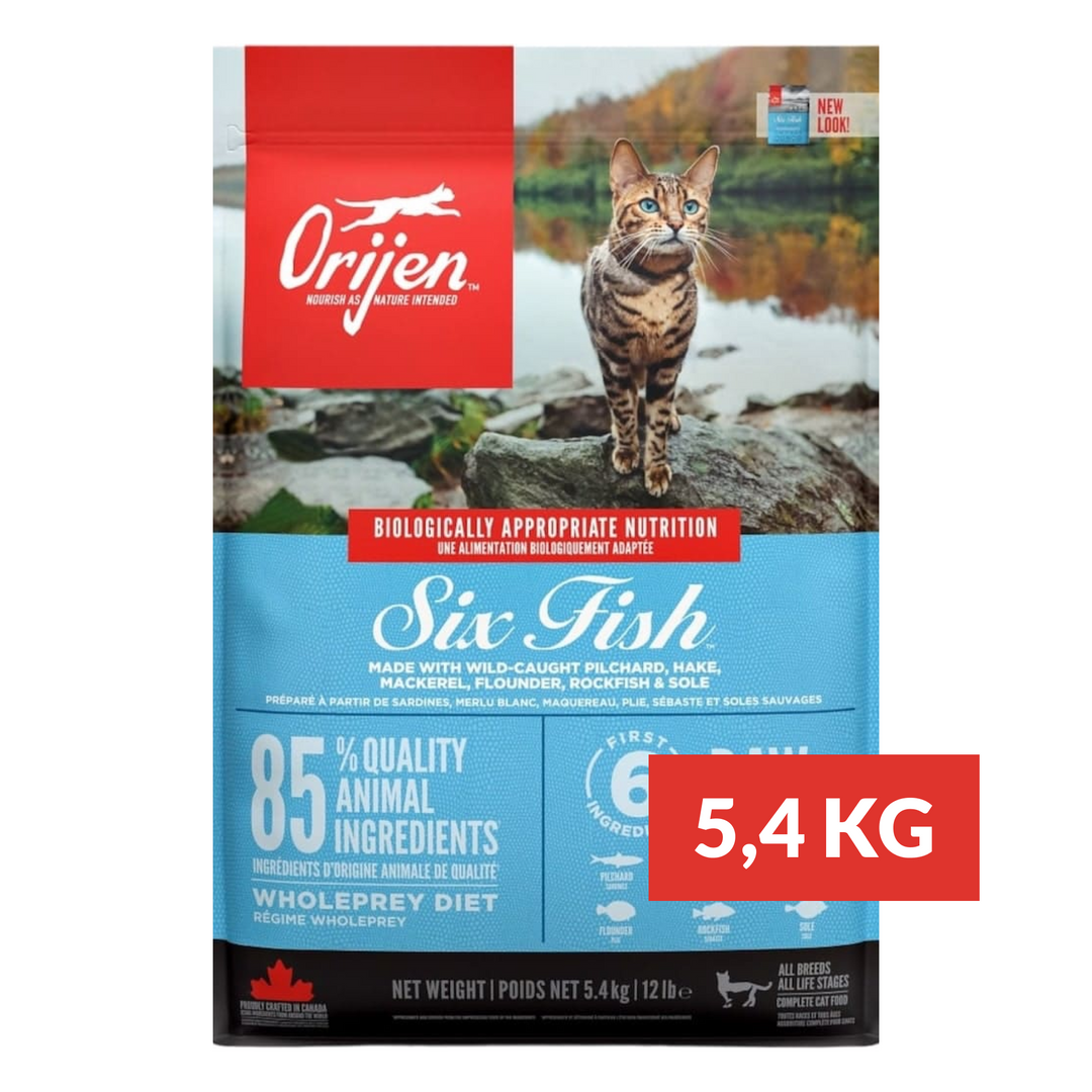 Orijen Six Fish Kattenvoer - 5,4 kg