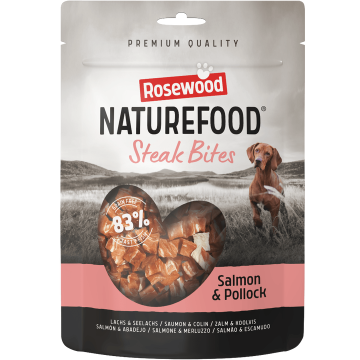 Rosewood Steak Bites met zalm hondensnack