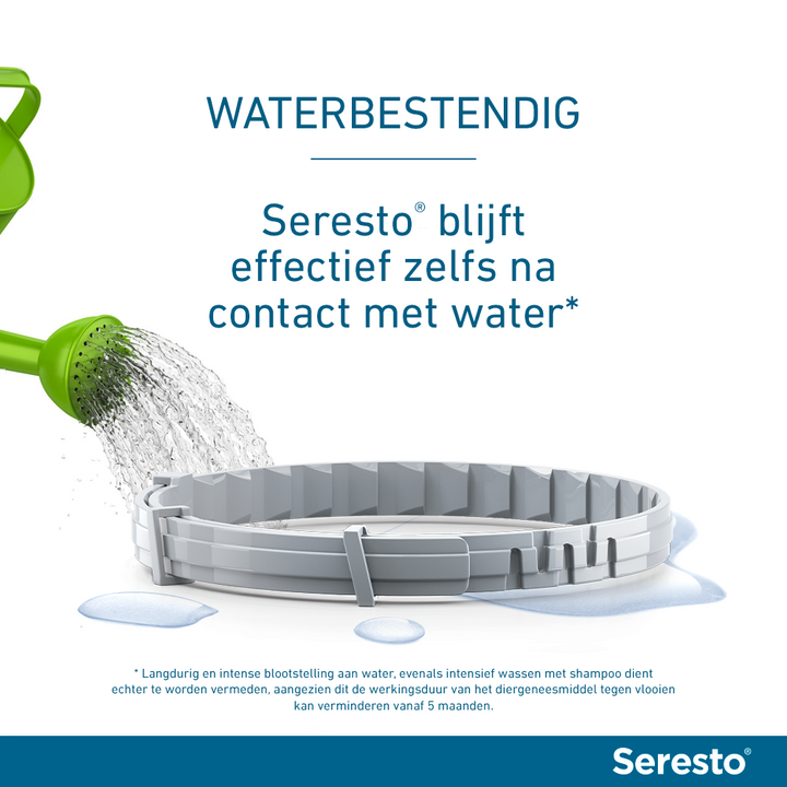 Seresto is waterbestendig