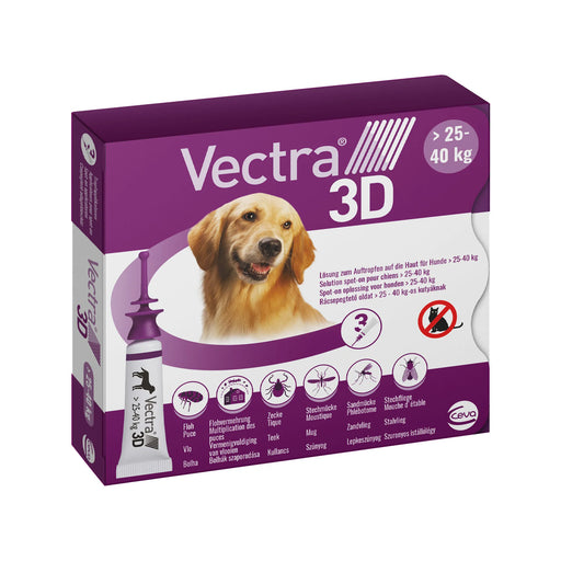 Vectra 3D Anti Vlooi- en Teekmiddel voor Honden Maat L