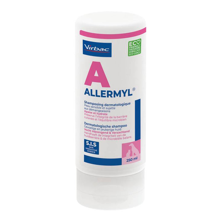 Virbac Allermyl SIS Shampoo voor Honden en Katten 250 ml