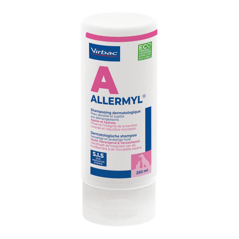 Virbac Allermyl SIS Shampoo voor Honden en Katten 250 ml