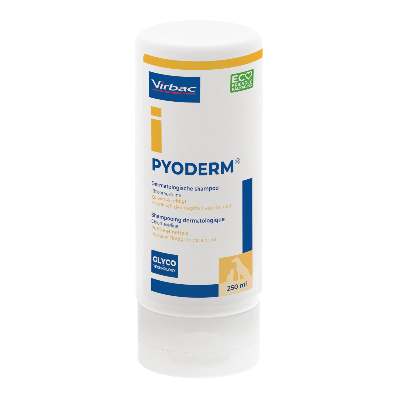 Virbac Pyoderm Shampoo voor Honden en Katten 250 ml