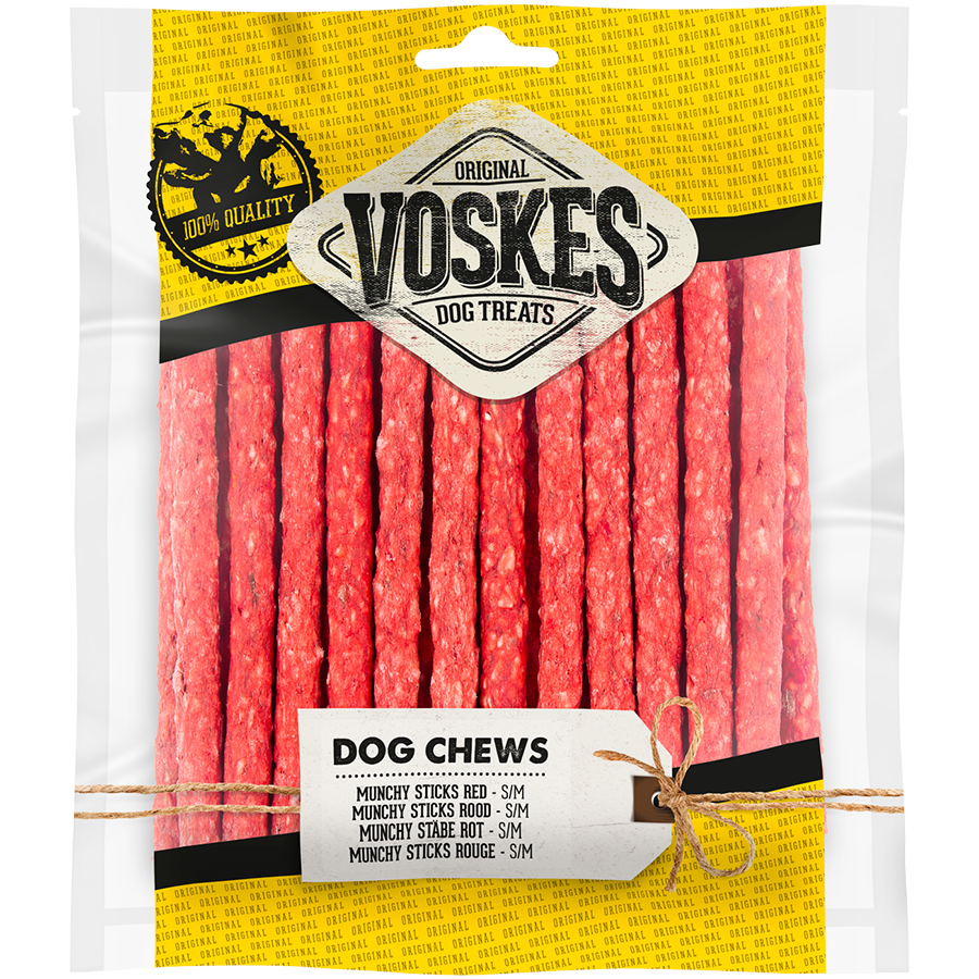 Voskes Munchy Sticks Rood Hondensnack