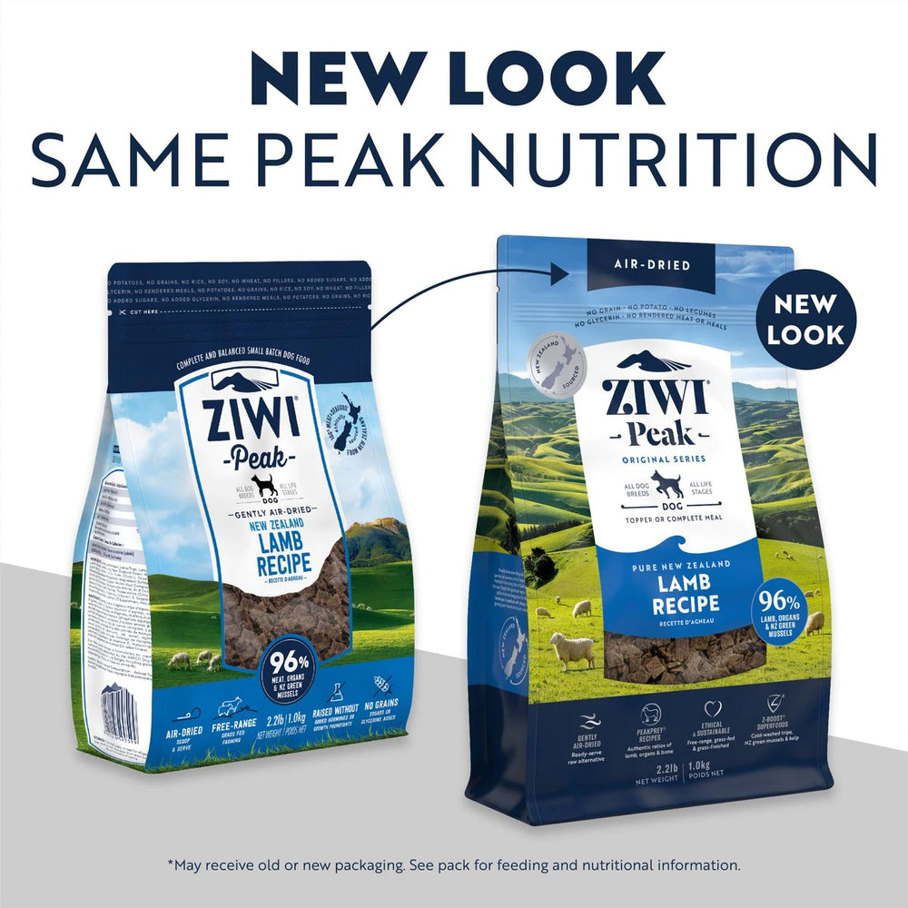 Ziwi Peak Lam Hondenvoer nieuwe verpakking