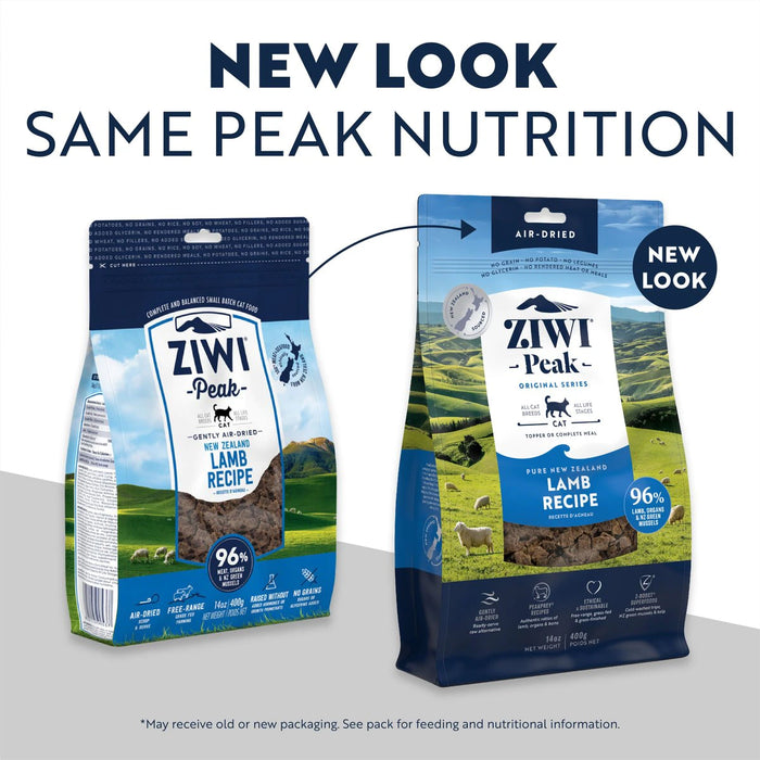 Ziwi Peak Lam Kattenvoer nieuwe verpakking