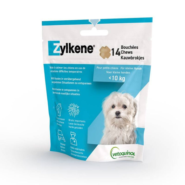 Zylkene Chews 75 mg 14 tabs voor honden tot 10 kg