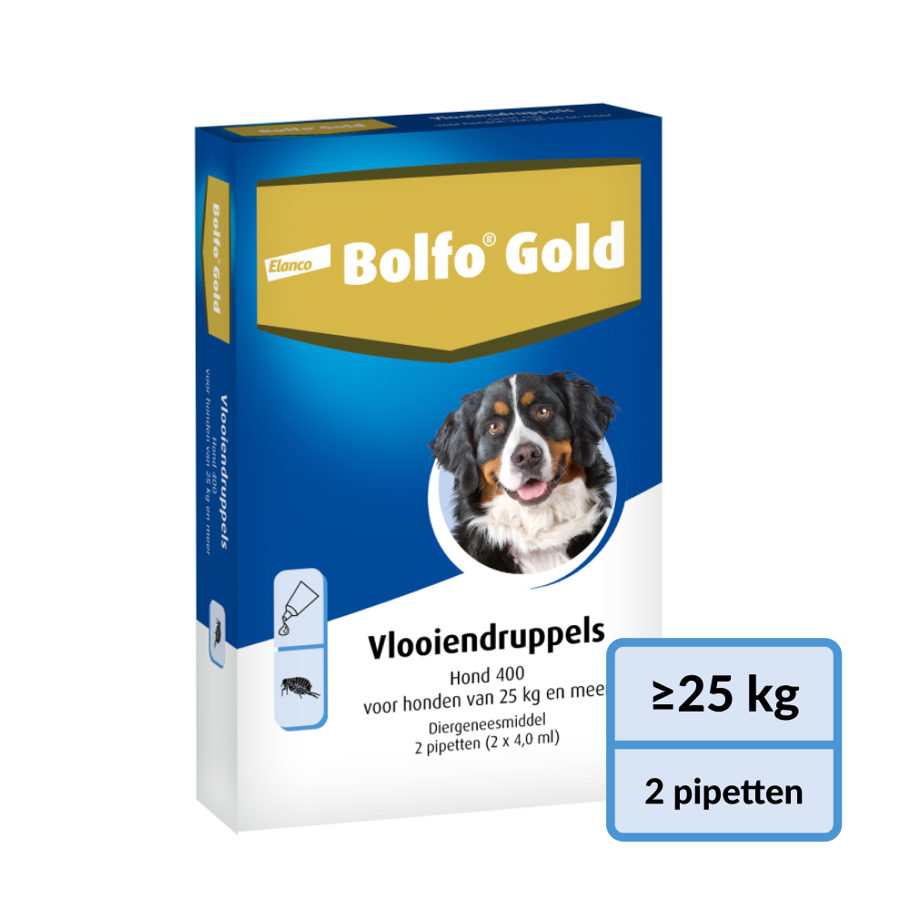 Bolfo Gold voor Honden - Anti Vlooienmiddel