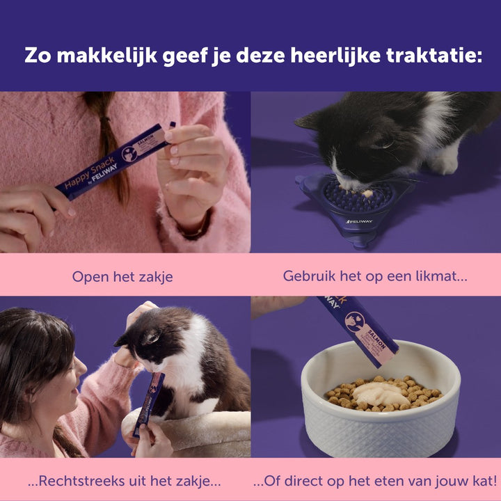 Feliway Happy Snack Zalm instructies