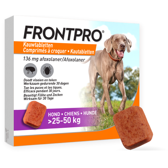 Frontpro Ontworming Hond 25 tot 50 kg