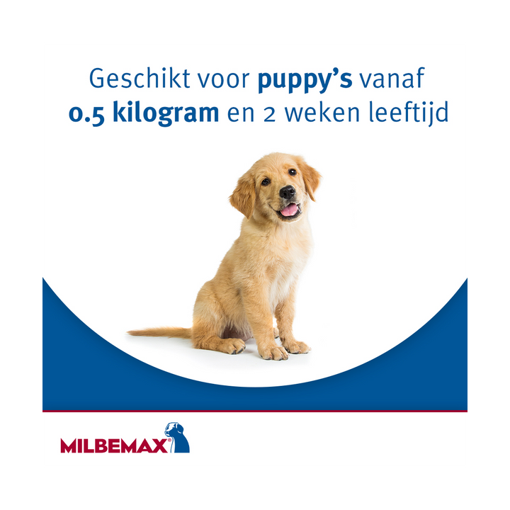 Milbemax Hond voor puppy's vanaf 2 weken
