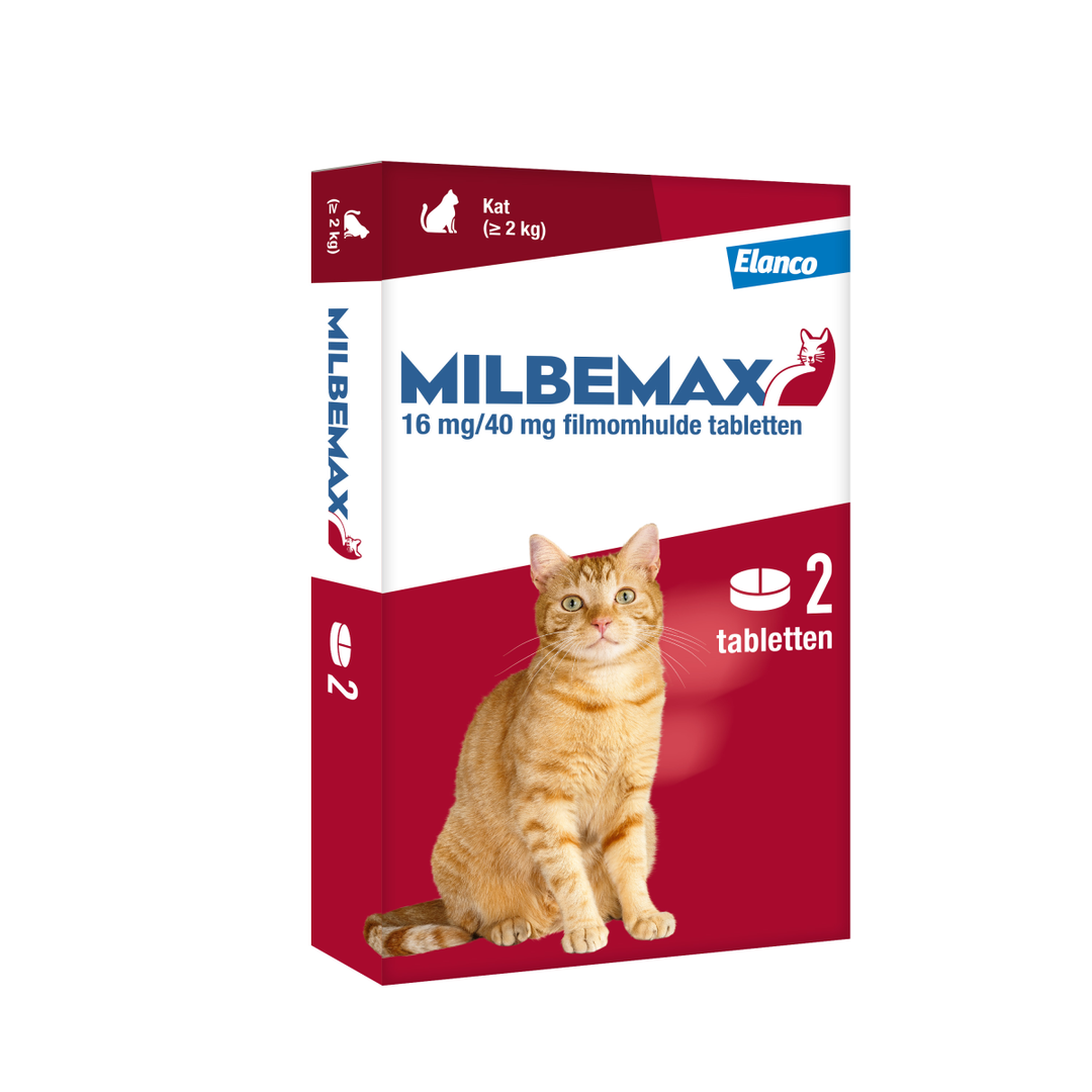 Milbemax Grote Kat 2 tabletten ontwormen