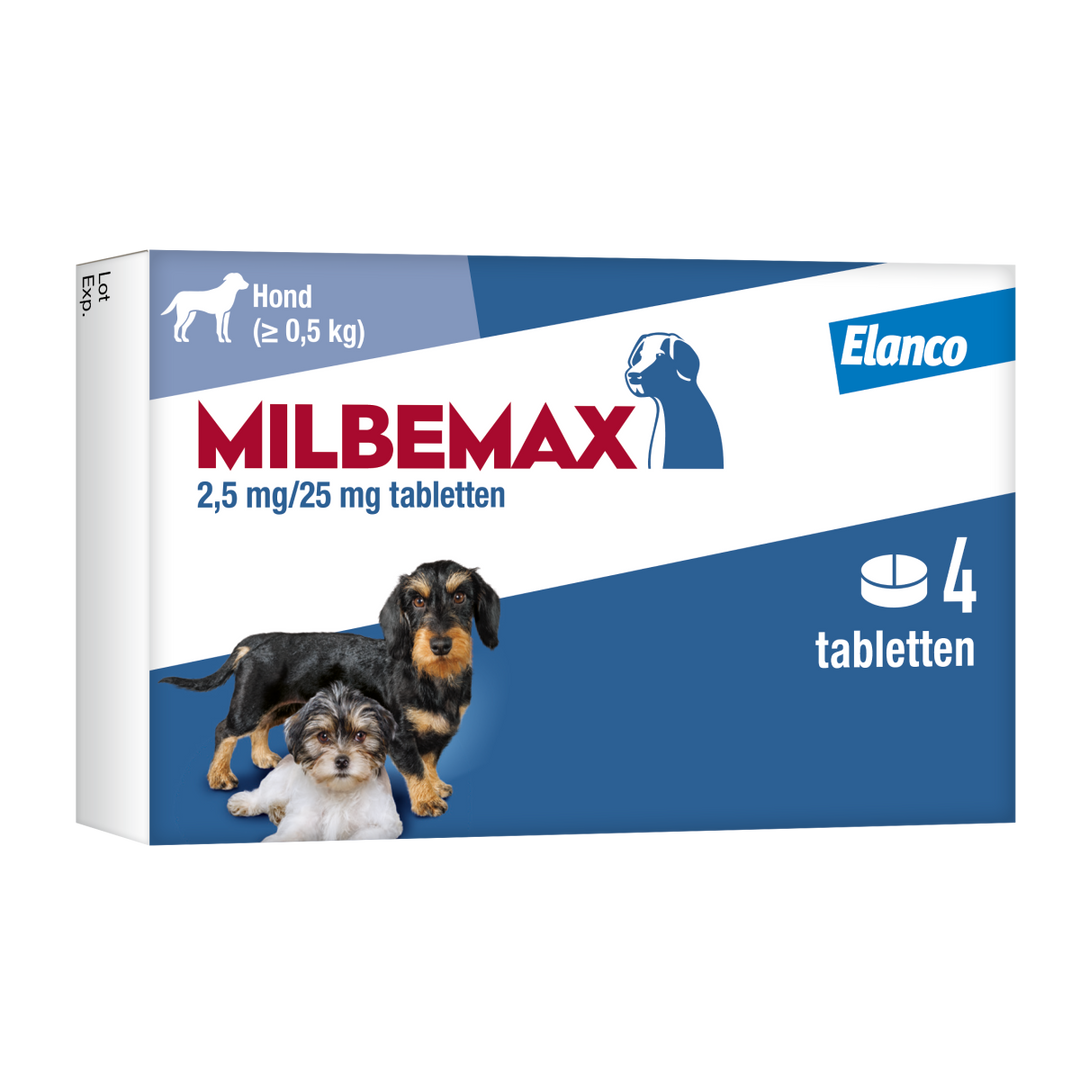 Milbemax Kleine Hond 4 tabletten