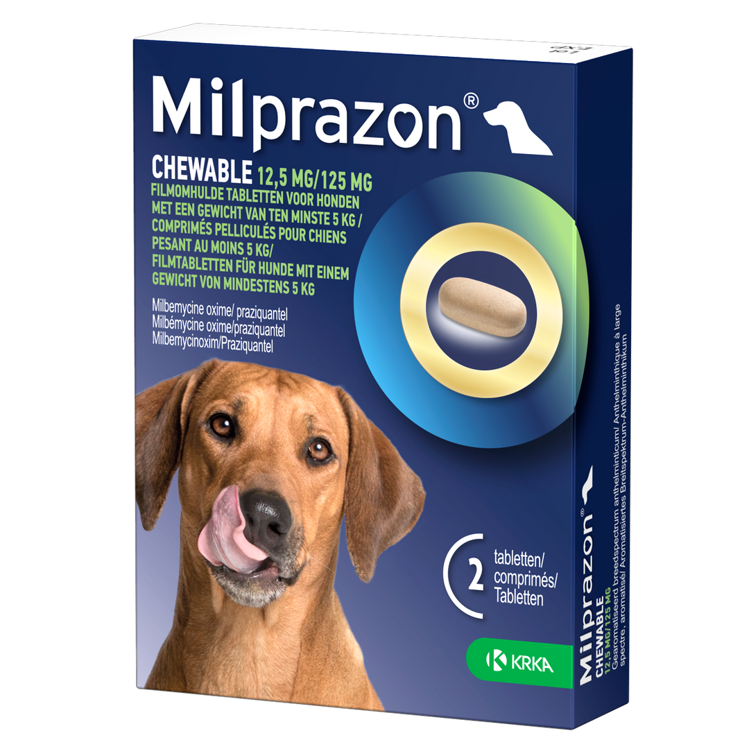 Milprazon Chewable Grote Hond 2 tabletten
