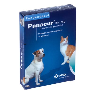 Panacur 250 mg voor kleine honden