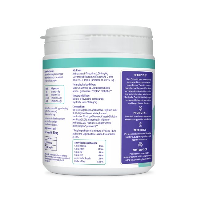 Protexin Pro Fibre achterkant verpakking