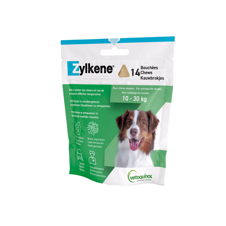 Zylkene Chews 225 mg 14 tabs voor honden van 10 tot 30 kg