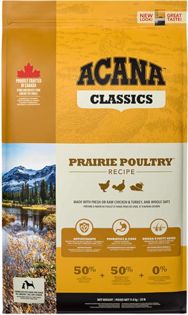 Acana Classics Prairy Poultry 11kg Voorkant Verpakking