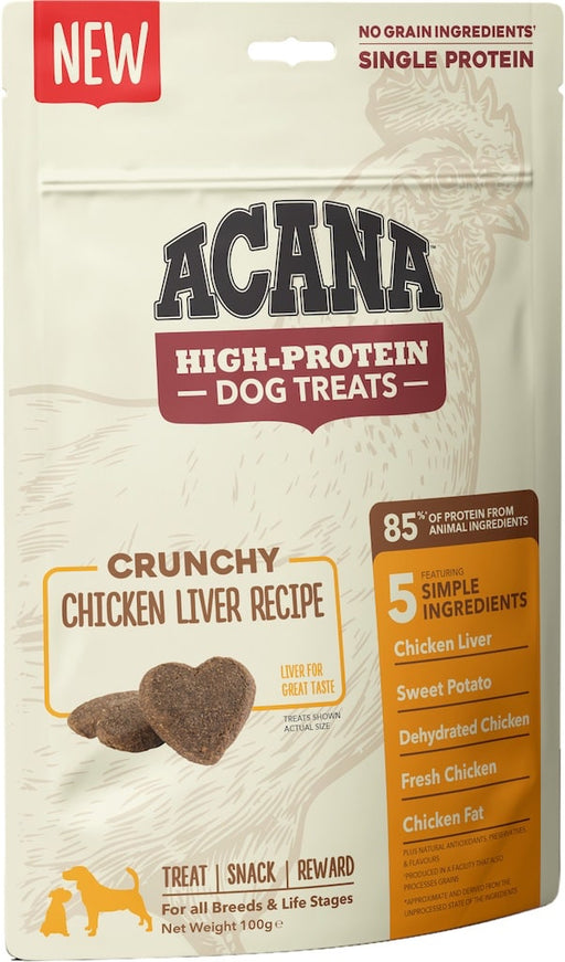 Acana High Protein Dog Treats Chicken Voorkant Verpakking