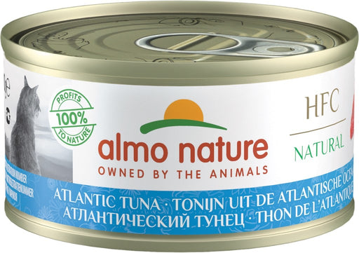 Almo Nature HFC Natural Atlantische Tonijn Kattenvoer Voorkant Verpakking