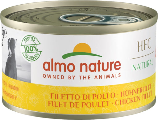 Almo Nature HFC Natural Kipfilet Hondenvoer Voorkant Verpakking