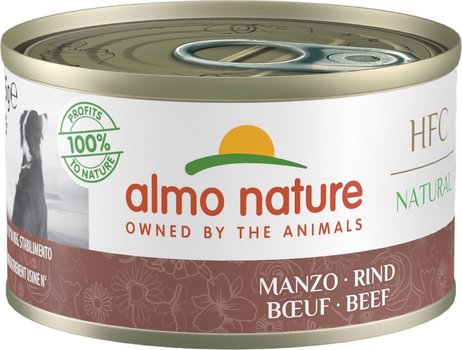 Almo Nature HFC Natural Rund Hondenvoer Voorkant Verpakking