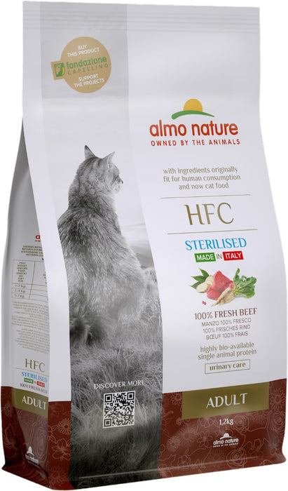 Almo Nature HFC Sterilised Rund Kattenbrokjes Voorkant Verpakking