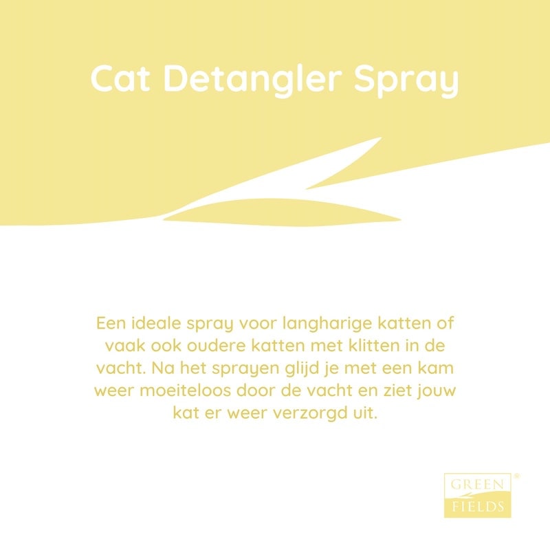 Greenfields Cat Detangler Spray Info