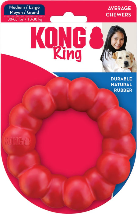 Kong Ring Hondenspeelgoed L Voorkant Verpakking