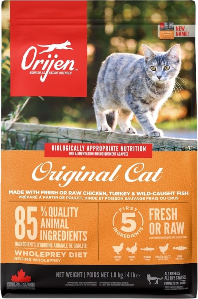 Orijen Original Adult Cat Kattenbrokjes 2kg Voorkant Verpakking